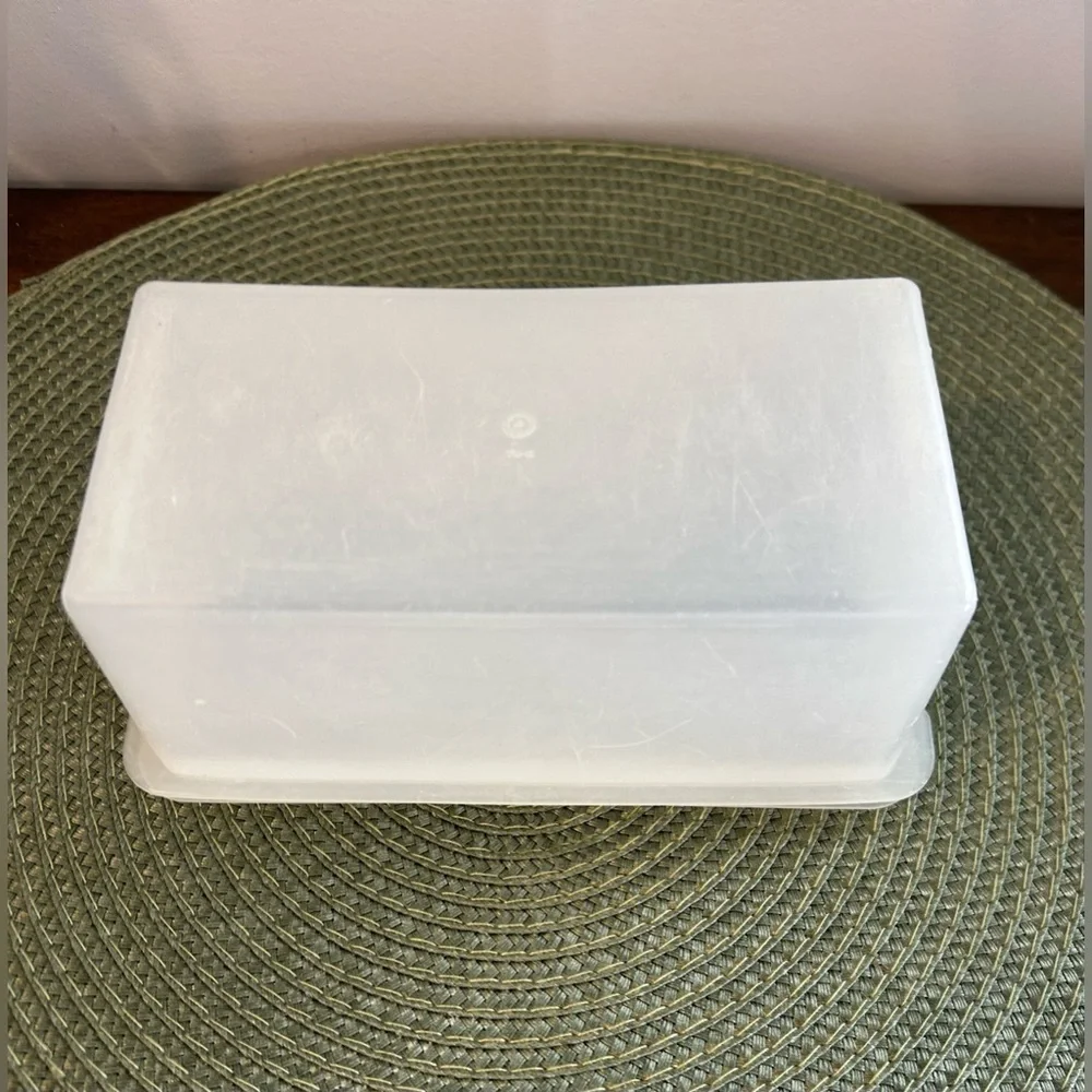 Vintage Marked 1954 Tupperware 1 # Butter Keeper with Lid Sheer 72-2 & 73-2 Read